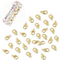 12mm Silver & Golden Lobster Claw Hooks – 24/50 Pcs Alloy Jewelry Clasps for Necklace, Bracelet & DIY Jewelry Making