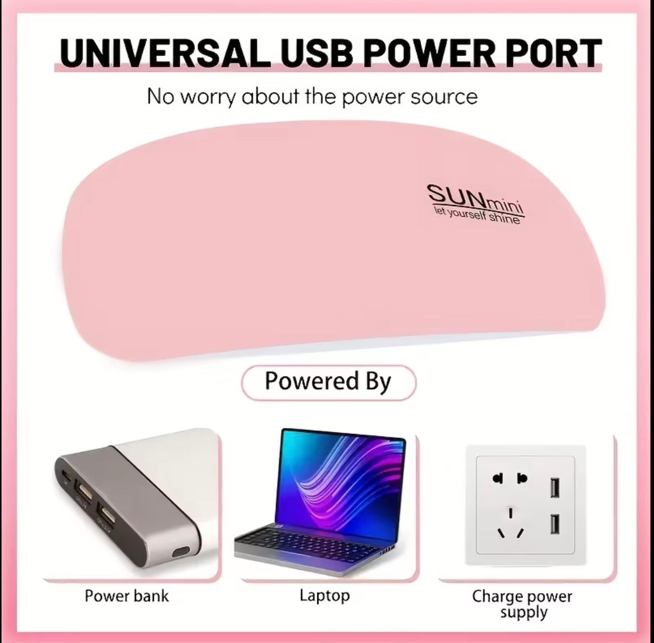 6W UV Resin Curing Lamp – Portable USB UV LED Light with Timer for Resin Crafts, Jewelry Making & DIY