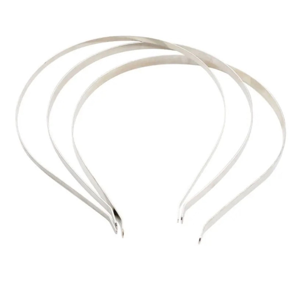 5/10Pcs Metal Headband Base – 5mm Blank Smooth Hair Hoop Blanks for DIY Jewelry, Hair Accessories & Craft Making