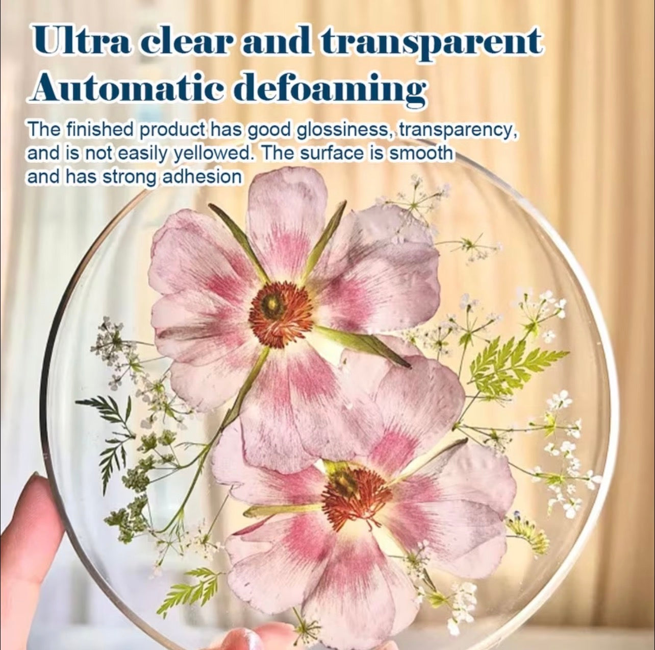 100g Upgraded UV Resin – Fast Curing Crystal Clear Non-Yellowing Resin for Jewelry & DIY Crafts