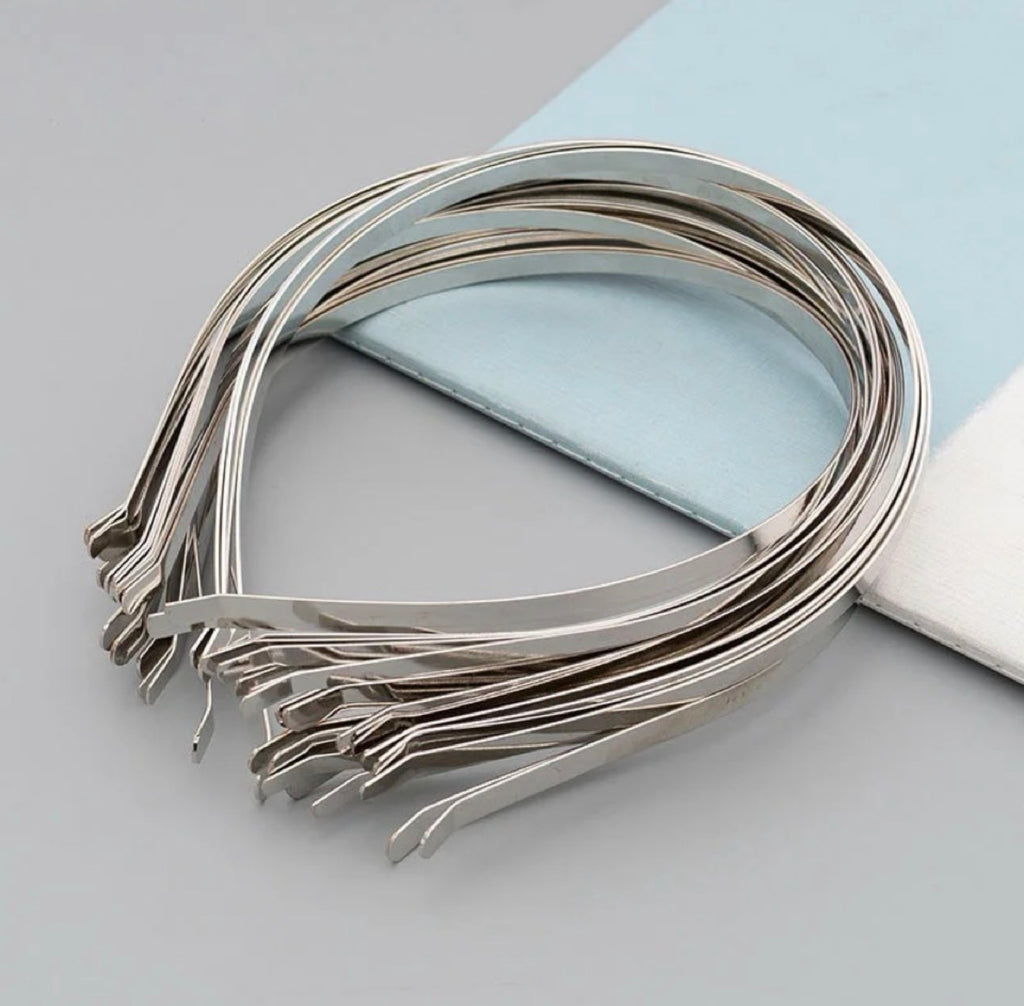 5/10Pcs Metal Headband Base – 5mm Blank Smooth Hair Hoop Blanks for DIY Jewelry, Hair Accessories & Craft Making