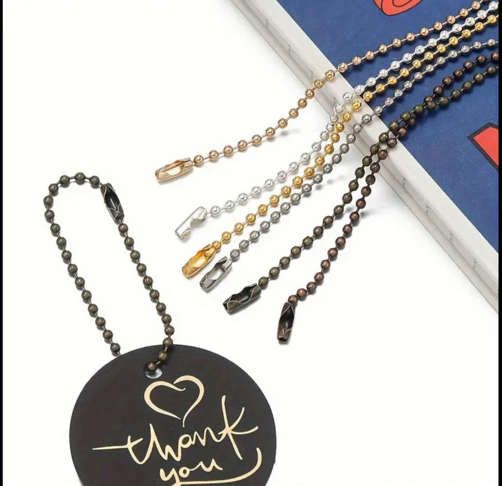     Iron ball chain used for keychain and luggage tag
