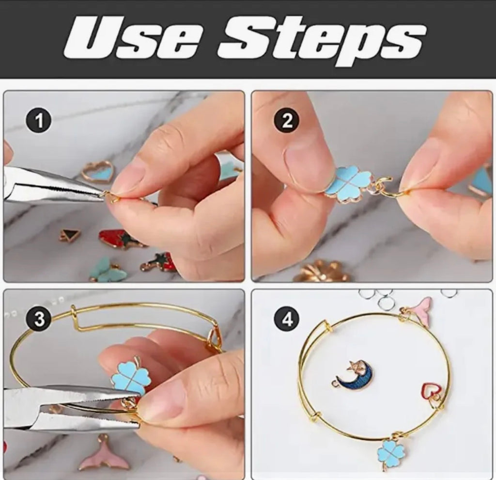 100–200pcs Metal Jump Rings & Split Rings 0.7mm Wire, 4–10mm Open Single Loop Rings for Jewelry Making, DIY Crafts & Jewelry Repair