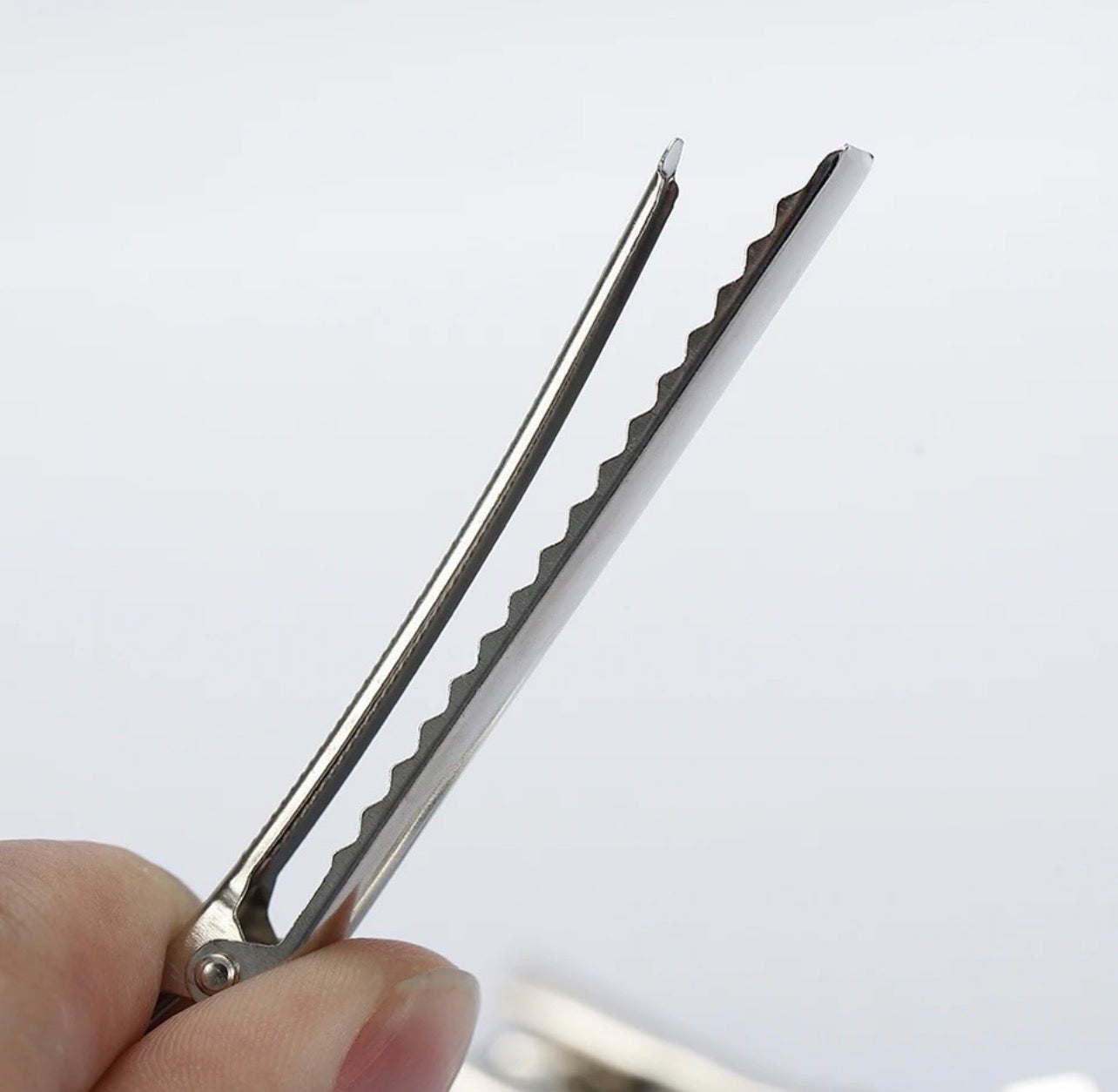 Metal Alligator Hair Clips – 4cm, 5.5cm & 7.5cm | Silver Hair Clips for DIY Hair Accessories & Styling