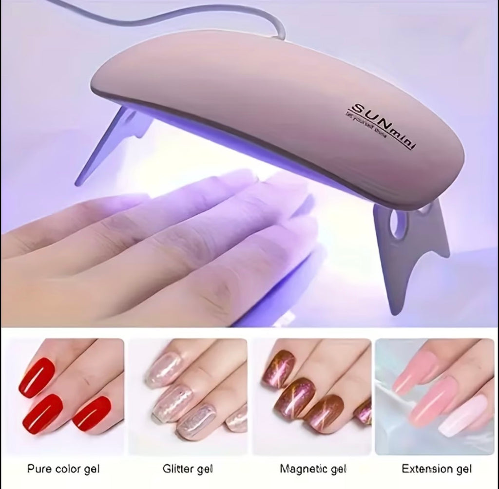 6W UV Resin Curing Lamp – Portable USB UV LED Light with Timer for Resin Crafts, Jewelry Making & DIY