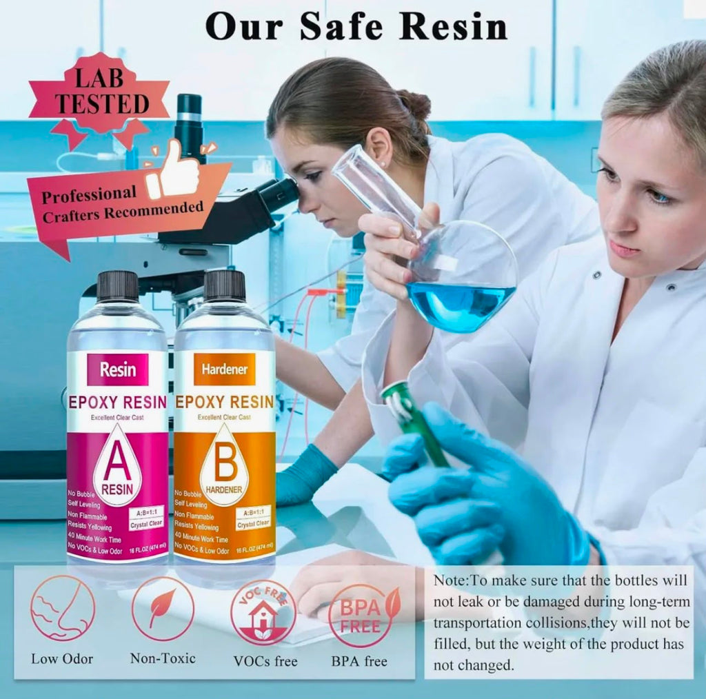 Epoxy Resin 1.5kg Set - 1kg Resin + 500g Hardener